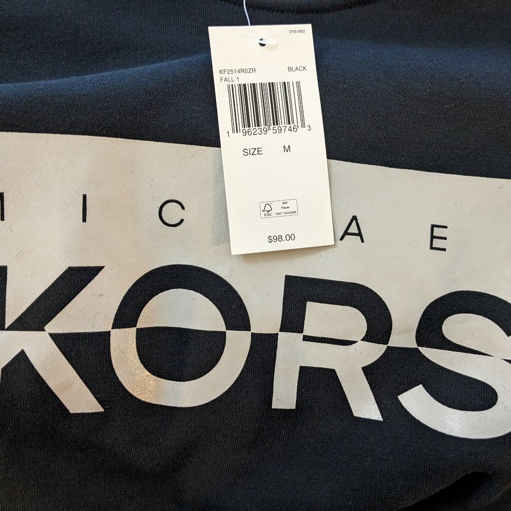 Michael Kors Men's Sweatshirt Black, Size Medium - Picture 6 of 9
